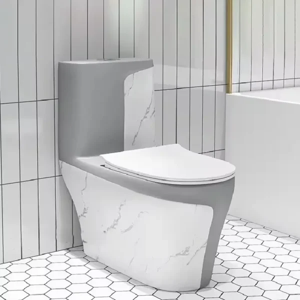 Commode Gray white